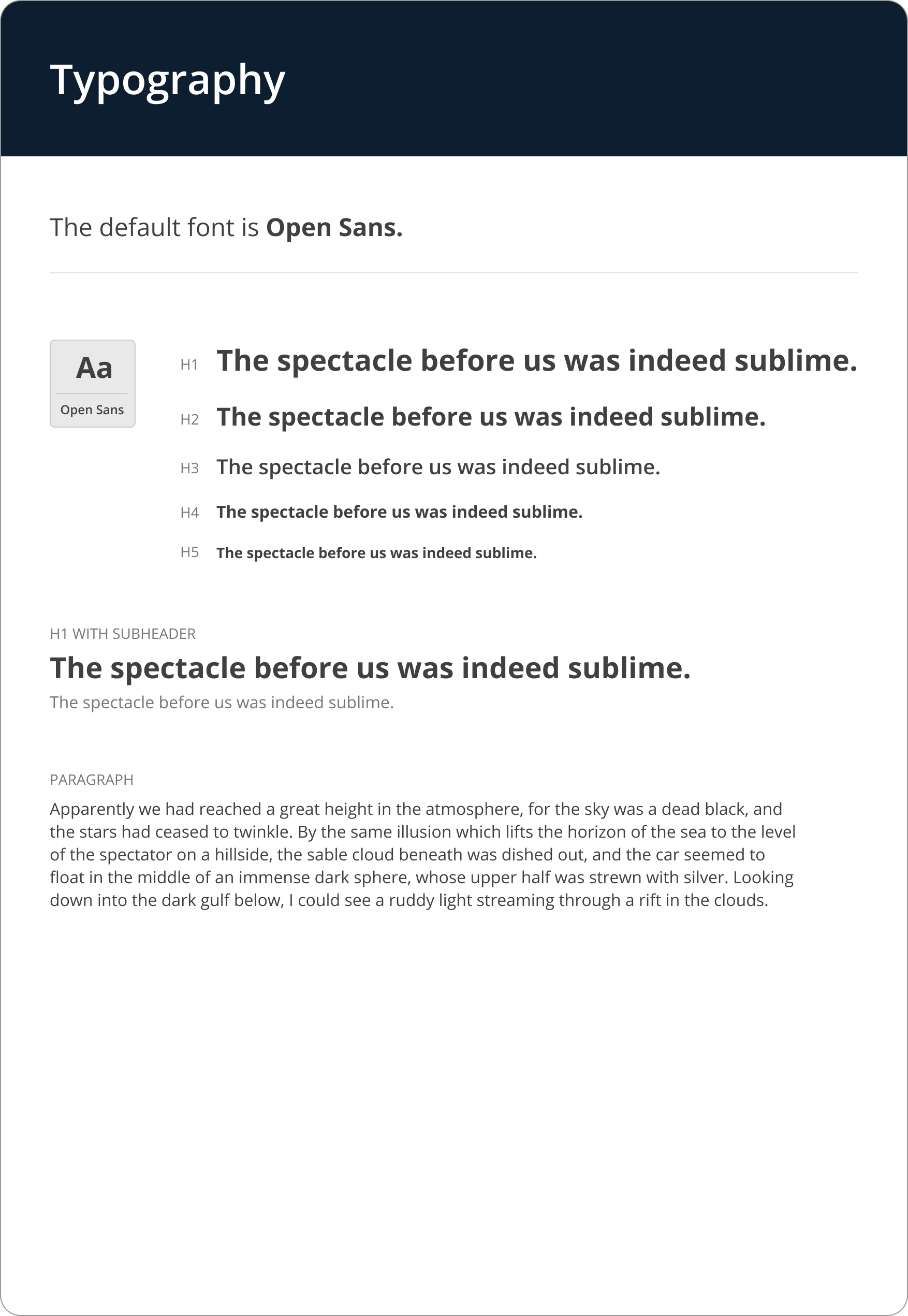 Typography system