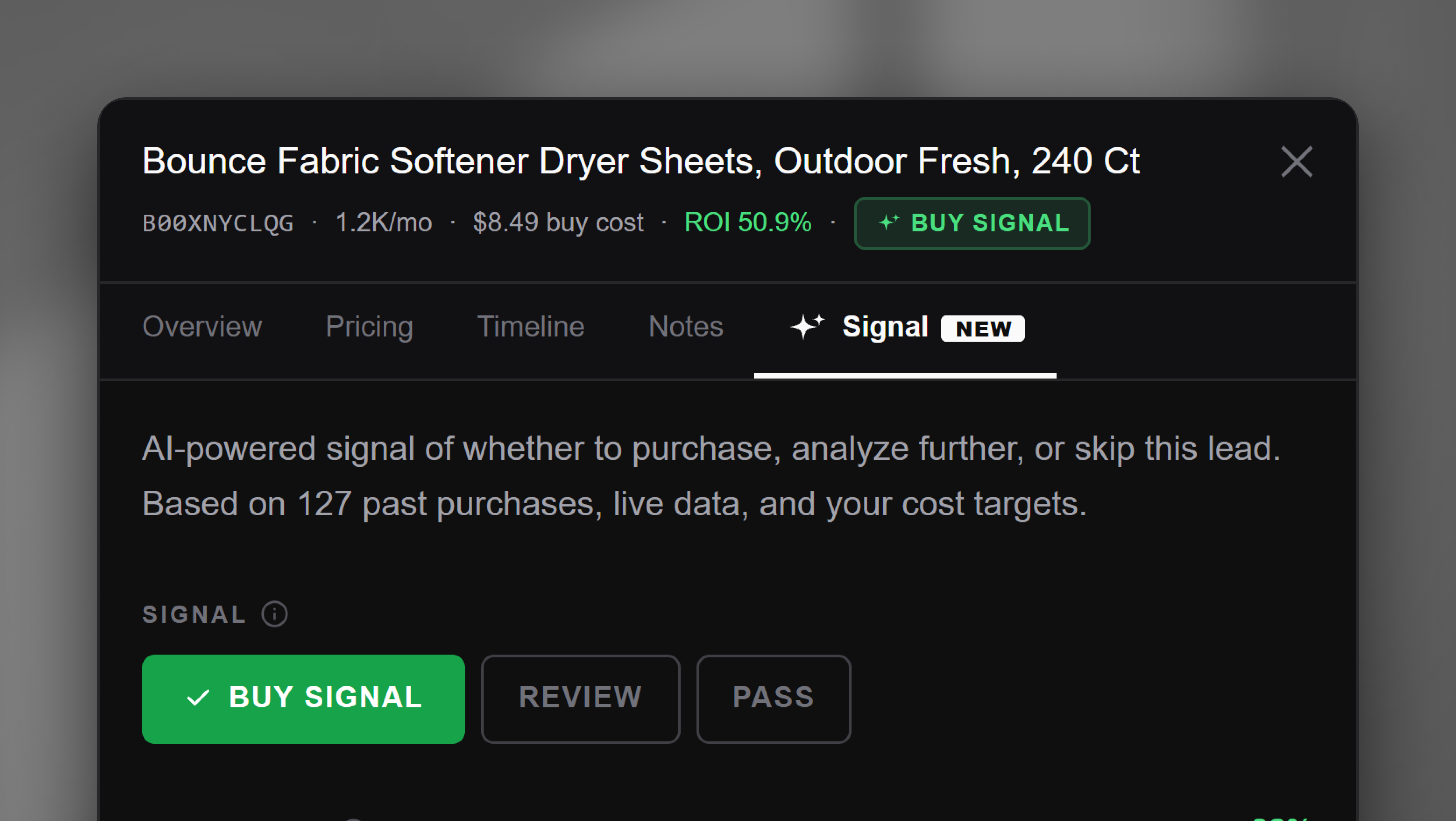 Product Discovery — Decision Confidence mockup